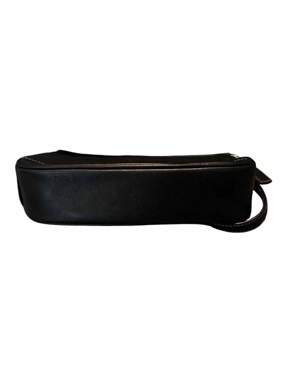 COACH 7785 Hamptons Demi Black Leather Shoulder Bag Y2K B2K-7785